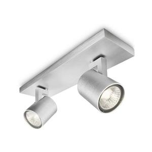 Philips 53092/48/16 - Bodové svítidlo RUNNER stříbrné 2xGU10/35W/230V 53092/48/16 obraz