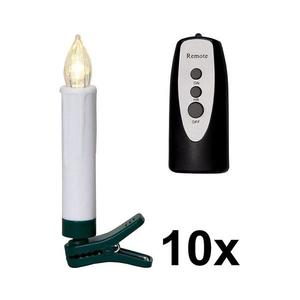 Eglo 410003 -SADA 10x LED Osvětlení na vánoční stromek 1xLED/0, 06W/1xAA IP44 +DO 410003 obraz