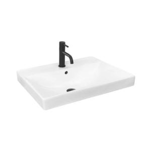 REA-U3326 - Zápustné umyvadlo MANDY 46x60 cm keramika/lesklá bílá REA-U3326 obraz