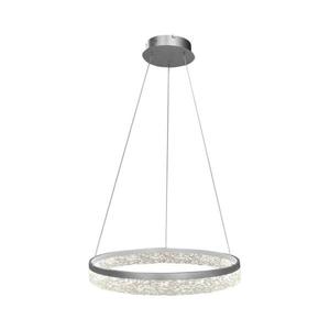 LED Lustr na lanku GALA LED/25W/230V pr. 50 cm stříbrná ML2242 obraz