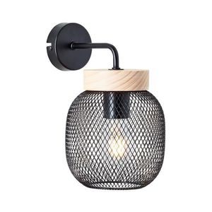 Brilliant - Nástěnná lampa GIADA 1xE27/40W/230V černá 99107/76 obraz