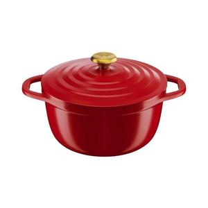 Tefal - Kastrol s poklicí 24 cm AIR červená E2544655 obraz
