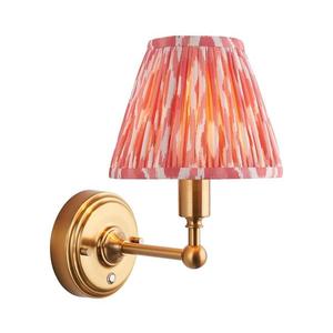 Endon 114817 - LED Stm. nabíjecí nástěnná lampa BURLEY LED/1, 5W/5V mosaz/růžová 114817 obraz