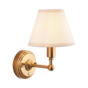 Endon 114830 - LED Stm. nabíjecí nástěnná lampa BURLEY LED/1, 5W/5V mosaz/krémová 114830 obraz