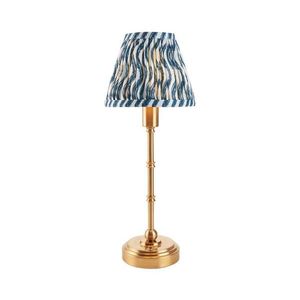 Endon 114796 - LED Stm. nabíjecí stolní lampa BURLEY LED/1, 5W/5V mosaz/modrá 114796 obraz