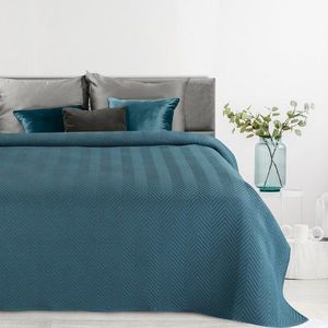 ArtFir PŘIKRÝVKA NA POSTEL NA POSTEL 3 200 x 220 cm MODRÝ obraz