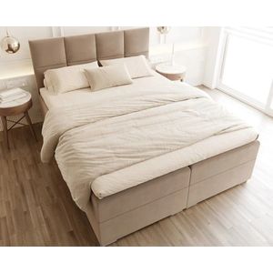 FDM Manželská postel PORTLAND Boxspring | Mouse 180 x 200 cm obraz