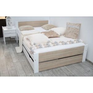 Elvisia Postel LEA s roštem | 80 x 200 cm Barva: dub sonoma obraz