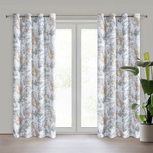 ArtFir Zatemňovací závěs LAYLA 3 K | stříbrná/šampaň 140 x 250 cm obraz
