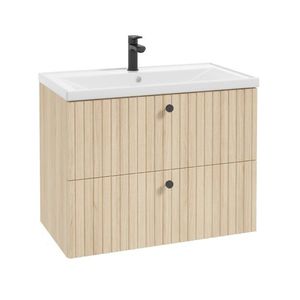 ArtDef Skříňka pod umyvadlo RIETTI DUB VICENZA D80 | 80 cm obraz