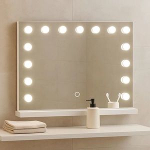 Aquamarin Koupelnové LED zrcadlo Hollywood, 58 x 43 cm 80793 obraz