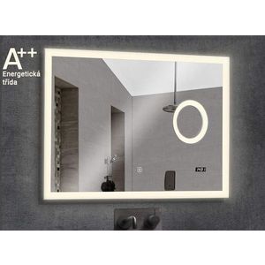 Aquamarin LED zrcadlo se zrcátkem, 80 x 60 cm 80585 obraz
