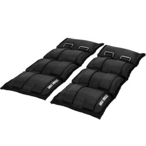 Gorilla Sports Zátěžové manžety, černé, 2 x 2 kg obraz