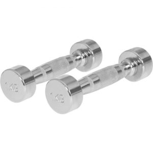 Gorilla Sports Pochromované jednoruční činky, 2 x 1 kg obraz