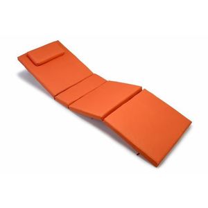 Divero 322 Polstrování na lehátko - oranžová obraz