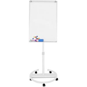 Jago 74128 Flipchart tabule na kolečkách, bílá, 60 x 90 cm obraz