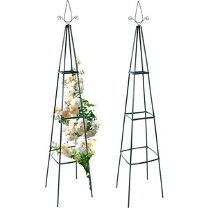 Kovová opora na růže a popínavé rostliny 195 cm obraz
