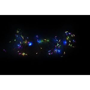 Nexos 59015 LED osvětlení - stříbrný drát - 40 LED barevné obraz