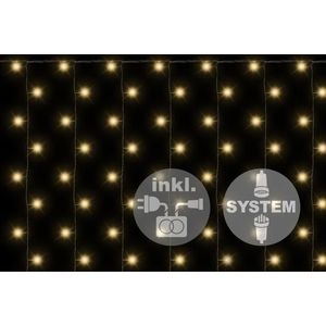 Nexos diLED 2183 Světelný závěs - 200 LED teple bílá + napájení obraz