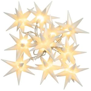 Nexos Vánoční LED hvězdy - teple bílé, 10 LED obraz