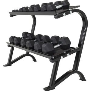 Gorilla Sports Stojan pro šestihranné jednoručky, 100 cm obraz