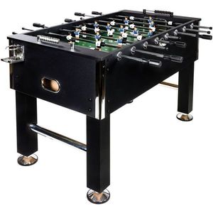 GamesPlanet® Profi stolní fotbálek Leeds, 140 x 73 x 87 cm, černý dekor 1218 obraz