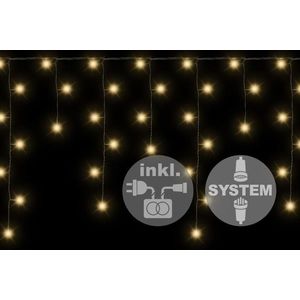 Nexos 2177 diLED světelný déšť - 80 LED teple bílá + napájení obraz