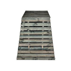 Dřevěný kompostér 800 L pyramida - česká výroba, zelený obraz