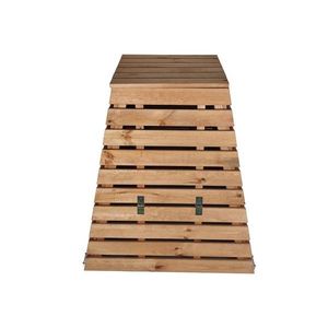 Dřevěný kompostér pyramida 430 l – česká výroba obraz