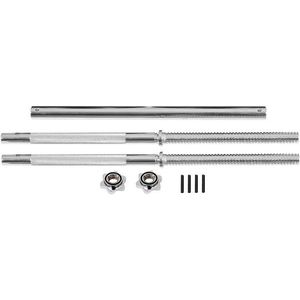 Physionics Činková chromovaná tyč 120 cm + hvězdicové zámky obraz
