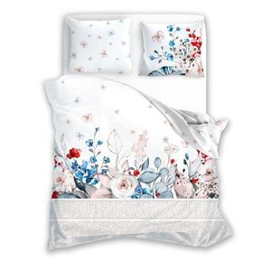 Faro Bavlněné povlečení TRENDY 014 140x200 cm + 70x90 cm bílé obraz