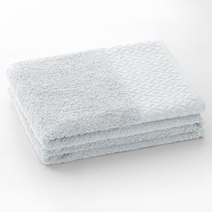 Bavlněný ručník DecoKing Andrea šedý, velikost 70x140 obraz
