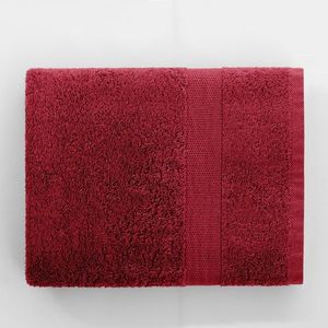 Bavlněný ručník DecoKing Marina I červený, velikost 70x140 obraz