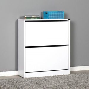 Hanah Home Botník Choros 73x84 cm bílý obraz