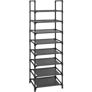 SONGMICS Botník Rolos 145 cm černý obraz