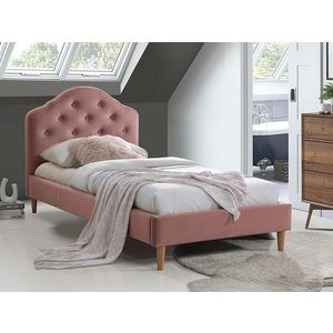 Signal Čalouněná postel Chloe Velvet 90x200 růžová obraz