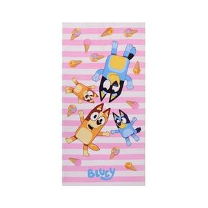 Faro Dětská rychleschnoucí osuška BORD BLUEY 70x140 cm růžová obraz