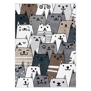 HAKANO Dětský koberec BEO GATTI šedý, velikost 120x170 obraz