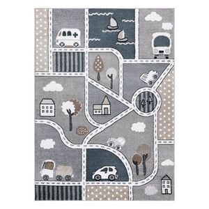 HAKANO Dětský koberec BEO STRADE šedý, velikost 120x170 obraz