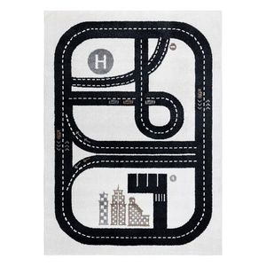 HAKANO Dětský koberec BEO TRACK krémový, velikost 120x170 obraz