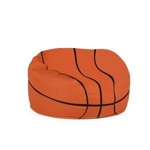 Hanah Home Dětský sedací vak Basketball oranžový obraz