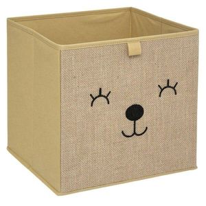 ATMOSPHERA Dětský úložný box Animal hnědý obraz