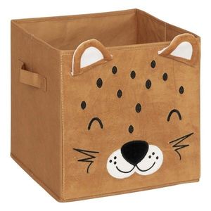 ATMOSPHERA Dětský úložný box Leopard hnědý obraz
