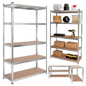 TZB Dílenský regál IRONHOLD 205x120 cm stříbrný obraz