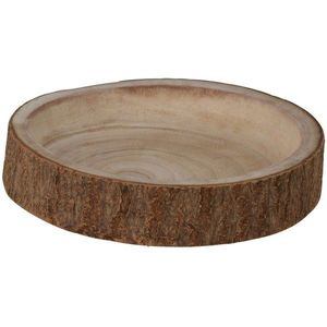 H&S Decoration Dřevěná mísa PAULA 25 cm hnědá obraz