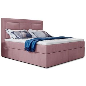 Eltap Dvoulůžková postel VIVRE 140x200 Mat Velvet 63 růžová obraz