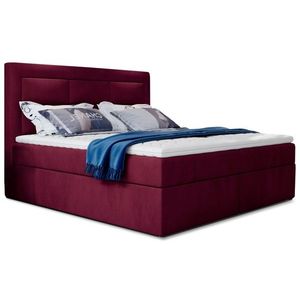 Eltap Dvoulůžková postel VIVRE 140x200 Mat Velvet 68 vínová obraz