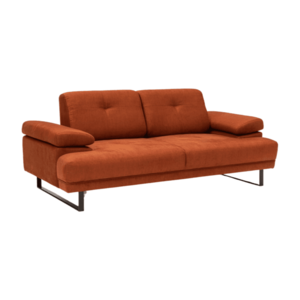 Hanah Home Dvoumístná pohovka Mustang 199 cm oranžová obraz