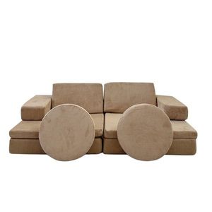 Hanah Home Dvoumístná rozkládací pohovka Puzzle camel obraz