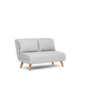 Hanah Home Dvoumístná rozkládací pohovka Seater Folde šedá II obraz
